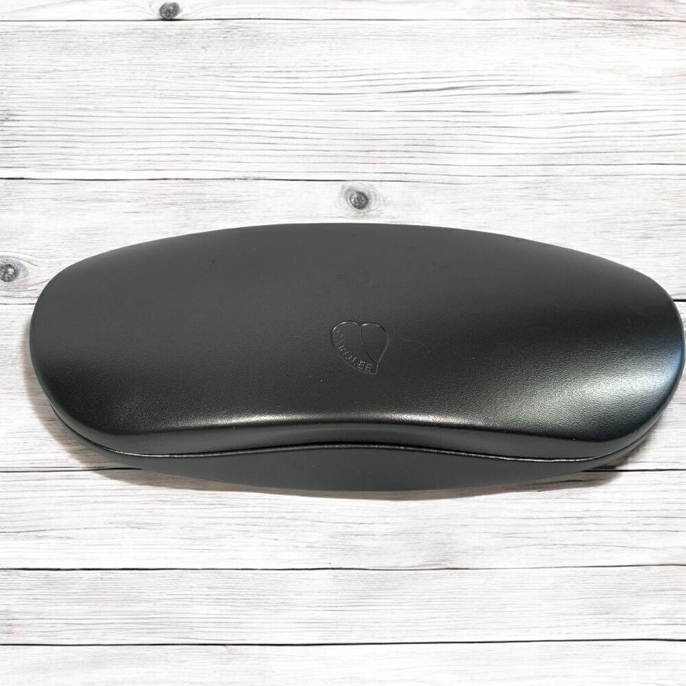 Carolee Clamshell Reading Glasses/Sunglasses Protective Case Metallic Grey 6"x3"